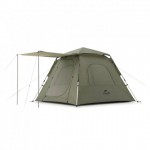 Палатка трехместная Naturehike Ango Pop-Uup NH21ZP010, 210T со стойками, темно-зеленая